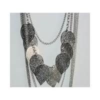 Maxi Colar Folhas Escuras