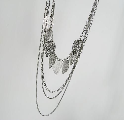 Maxi Colar Folhas
